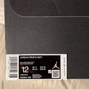 Jordan True Flight, Black & Grey